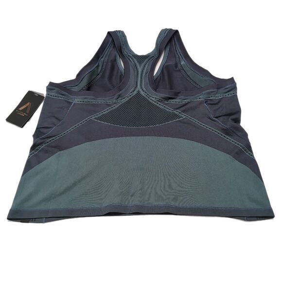 Athleta Allyson Felix Legend Shine Tank Plus Size 3X Teal Racerback NEW NWT - Picture 3 of 15